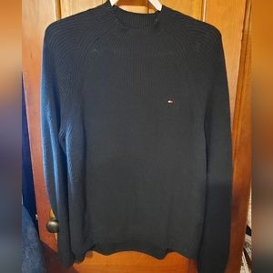 Tommy Hilfiger sweater size L black. Runs a little big